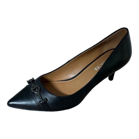 COACH Women’s Lauri Pointed-Toe Pumps in the Size 9M in Black Color - Picture 7 of 10